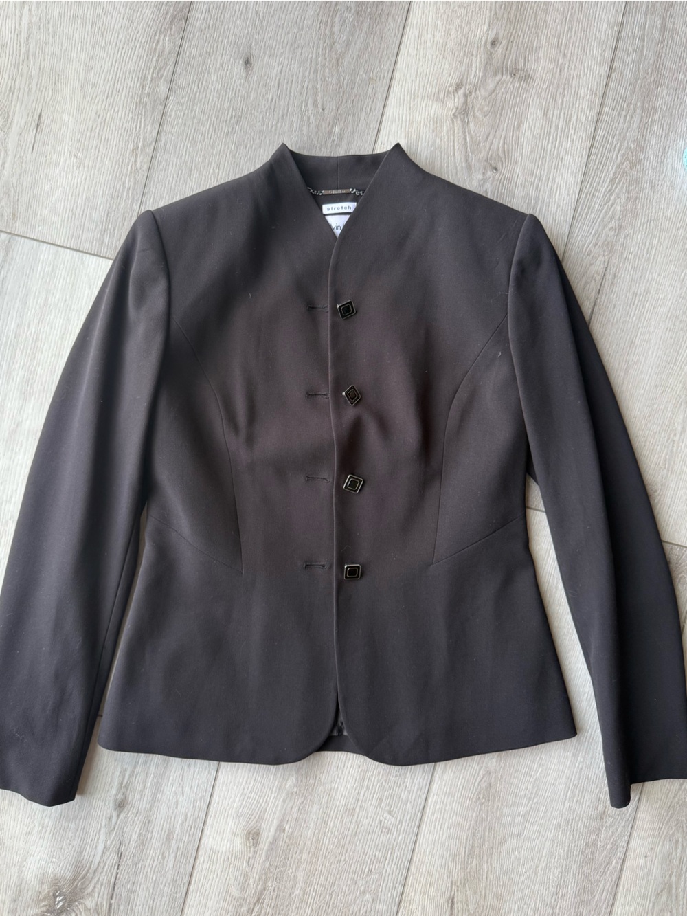 Calvin Klein Black Women's Tailored Blazer Jacket
